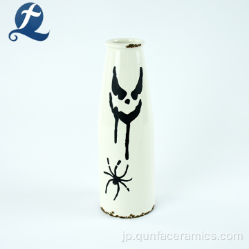 販売中のホームグッズ装飾的なカスタムセラミック白い花瓶